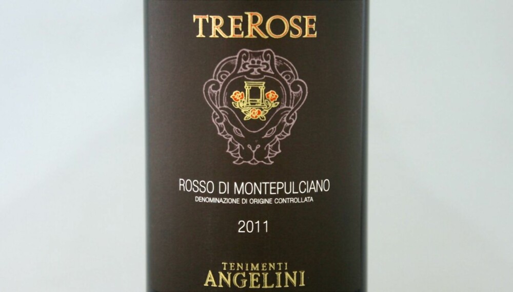 TIL PASTA: TreRose Rosso di Montepulciano 2011. TIL PASTA: TreRose Rosso di Montepulciano 2011.