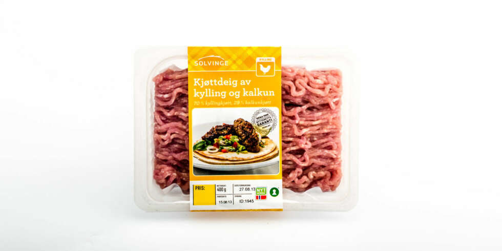 TEST AV KJØTTDEIG: Solvinge kjøttdeig av kylling og kalkun. TEST AV KJØTTDEIG: Solvinge kjøttdeig av kylling og kalkun.
