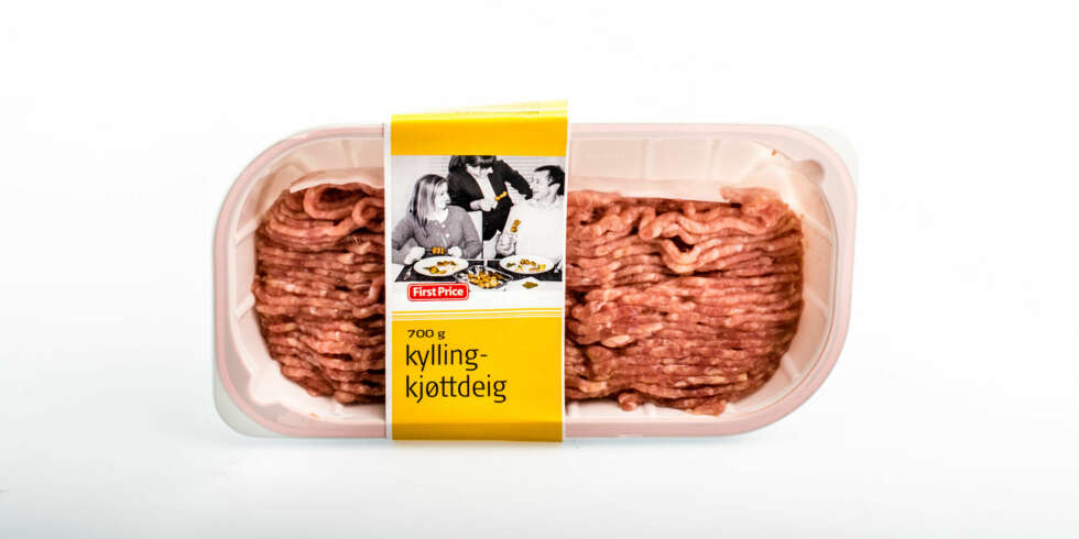 TEST AV KJØTTDEIG: First Price kyllingkjøttdeig. TEST AV KJØTTDEIG: First Price kyllingkjøttdeig.
