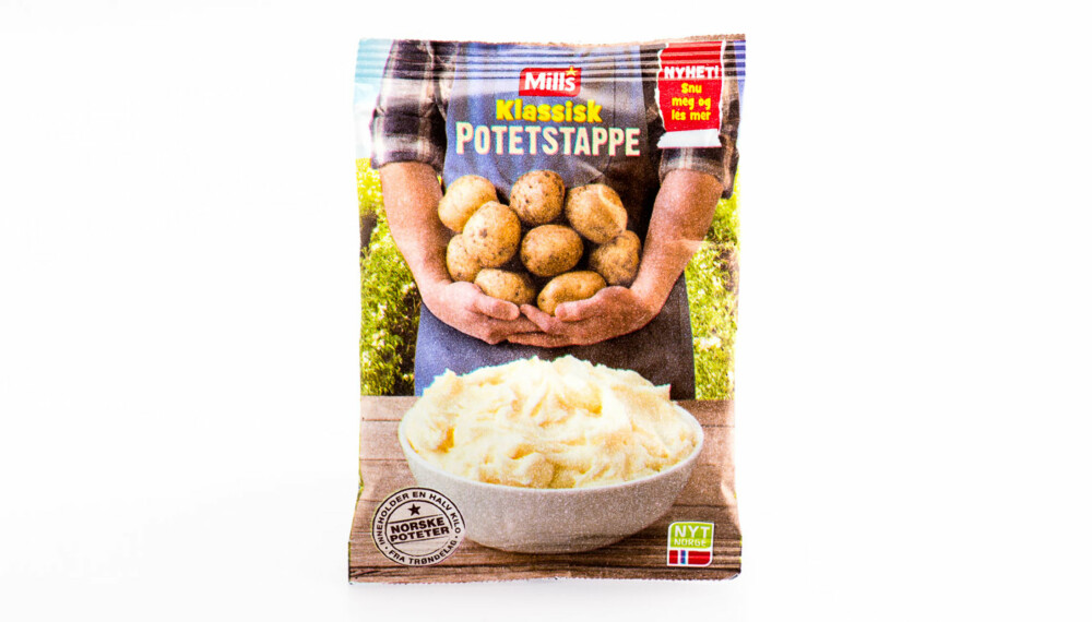 TEST AV POTETMOS: Mills klassisk potetstappe TEST AV POTETMOS: Mills klassisk potetstappe