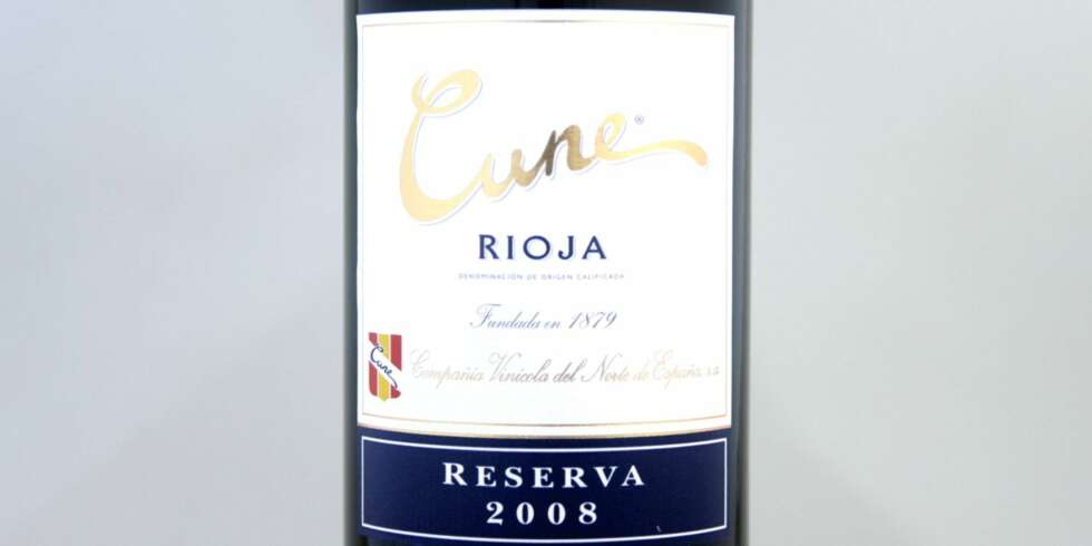 GOD TIL LAM: Cune Reserva 2008. GOD TIL LAM: Cune Reserva 2008.