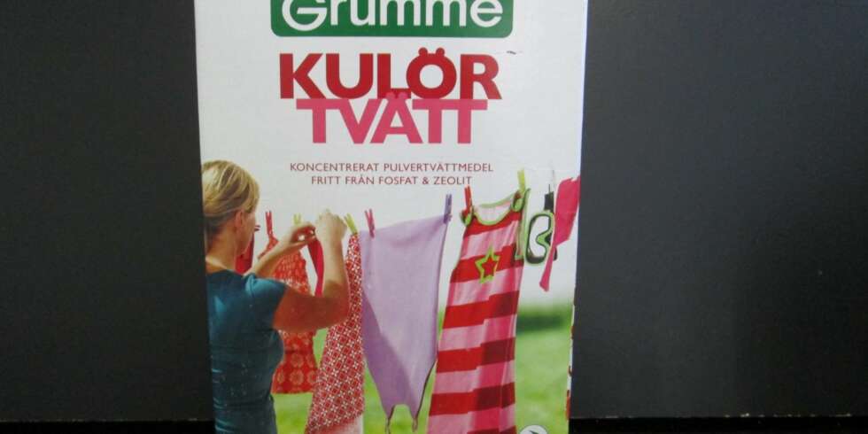 TEST AV VASKEMIDDEL: Grumme Kulörtvätt TEST AV VASKEMIDDEL: Grumme Kulörtvätt