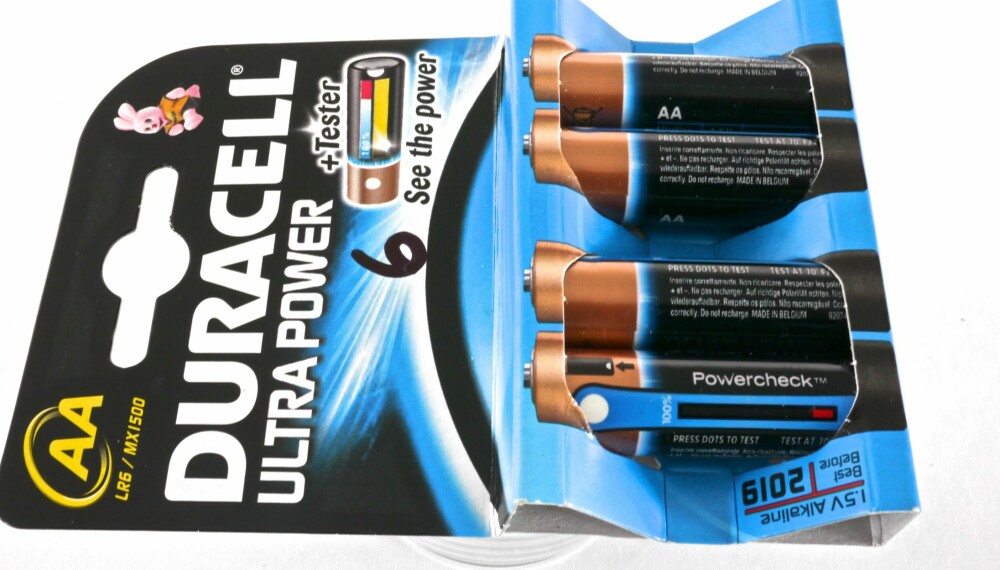 Test: Vi har testet batterier Test: Vi har testet batterier