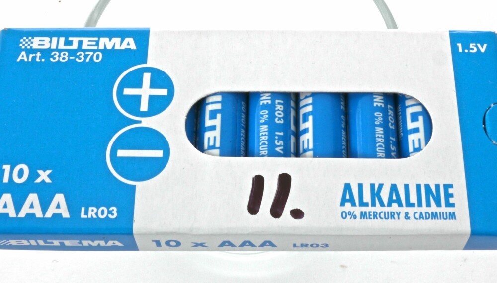 Test: Vi har testet batterier Test: Vi har testet batterier