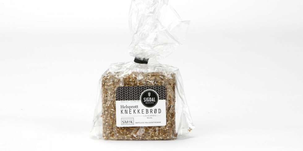 KNEKKEBRØD: Sigdal Bakeri Helsprøtt Knekkebrød Lavkarbo KNEKKEBRØD: Sigdal Bakeri Helsprøtt Knekkebrød Lavkarbo