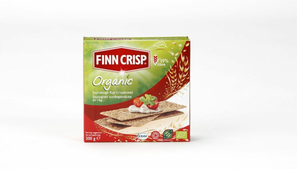 KNEKKEBRØD: Finn Crisp Organic KNEKKEBRØD: Finn Crisp Organic