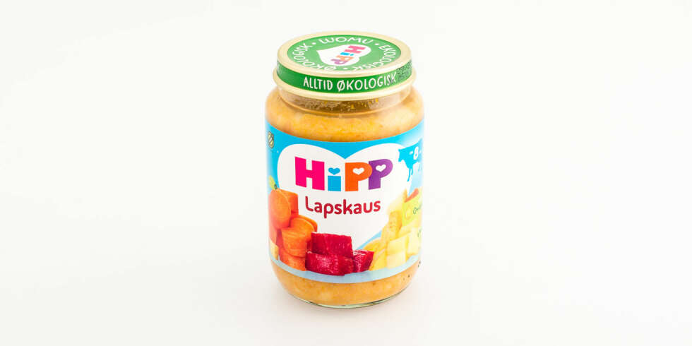 TEST AV BARNEMAT: Hipp lapskaus. TEST AV BARNEMAT: Hipp lapskaus.