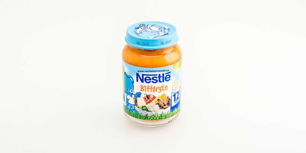 TEST AV BARNEMAT: Nestlé ¿ Biffgryte. TEST AV BARNEMAT: Nestlé ¿ Biffgryte.