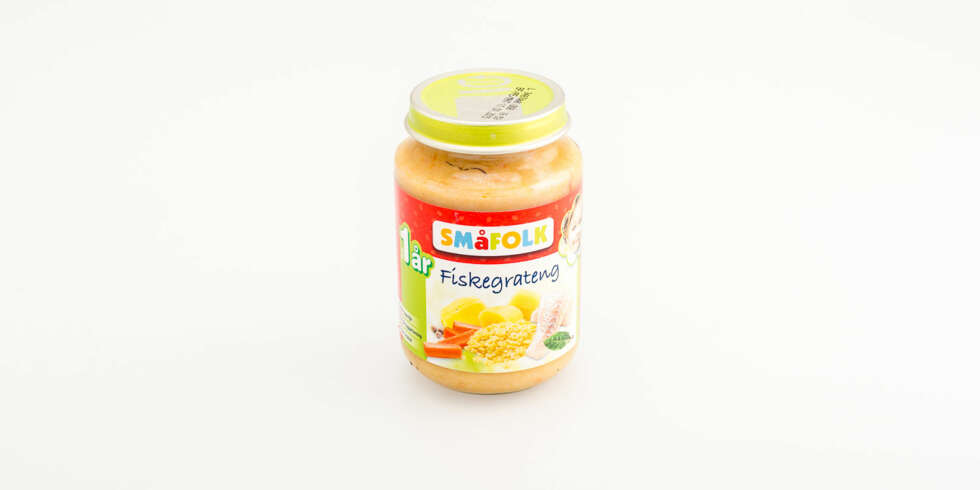 TEST AV BARNEMAT: Småfolk ¿ Fiskegrateng. TEST AV BARNEMAT: Småfolk ¿ Fiskegrateng.