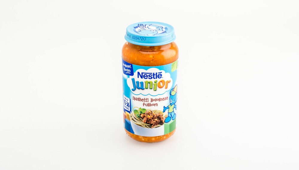 TEST AV BARNEMAT: Nestlé ¿ Spaghetti bolognese fullkorn. TEST AV BARNEMAT: Nestlé ¿ Spaghetti bolognese fullkorn.