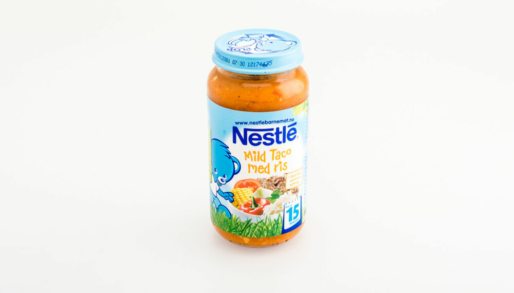 TEST AV BARNEMAT: Nestlé ¿ Mild taco med ris. TEST AV BARNEMAT: Nestlé ¿ Mild taco med ris.