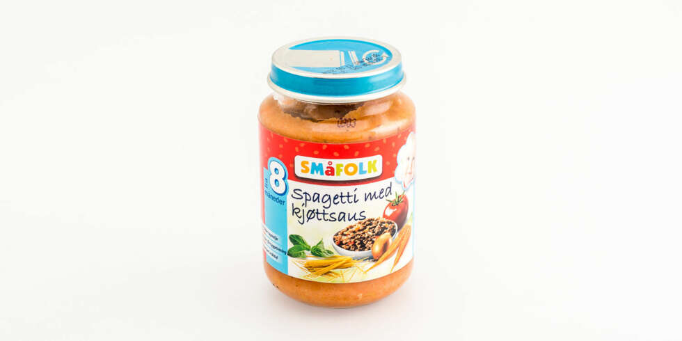 TEST AV BARNEMAT: Småfolk ¿ Spagetti med kjøttsaus. TEST AV BARNEMAT: Småfolk ¿ Spagetti med kjøttsaus.