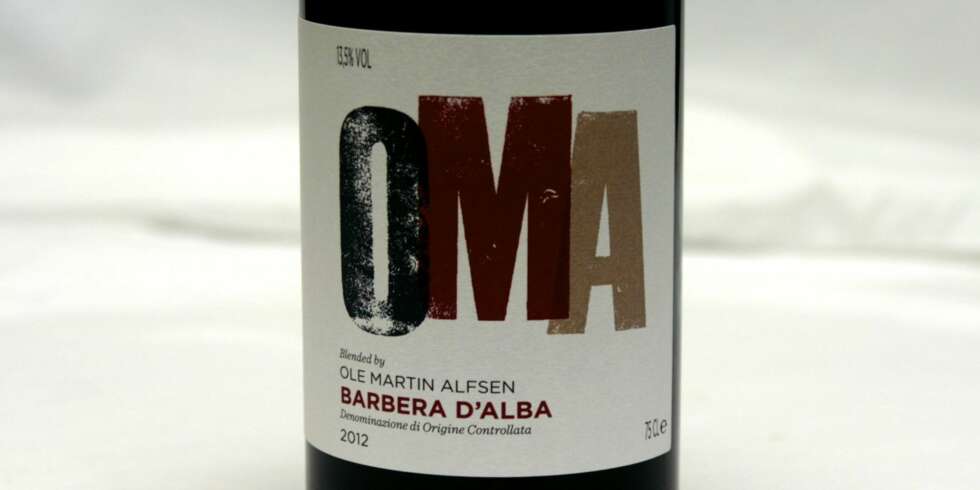 TIL PINNEKJØTT: OMA Barbera d'Alba 2012. TIL PINNEKJØTT: OMA Barbera d'Alba 2012.