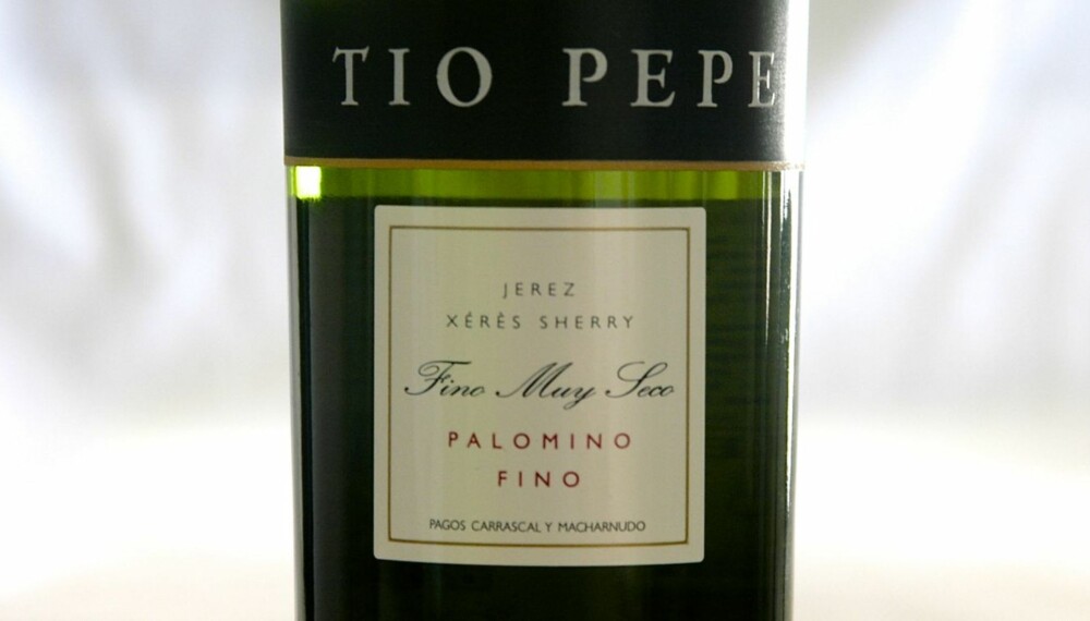 TIL RAKFISK: Tio Pepe Fino. TIL RAKFISK: Tio Pepe Fino.