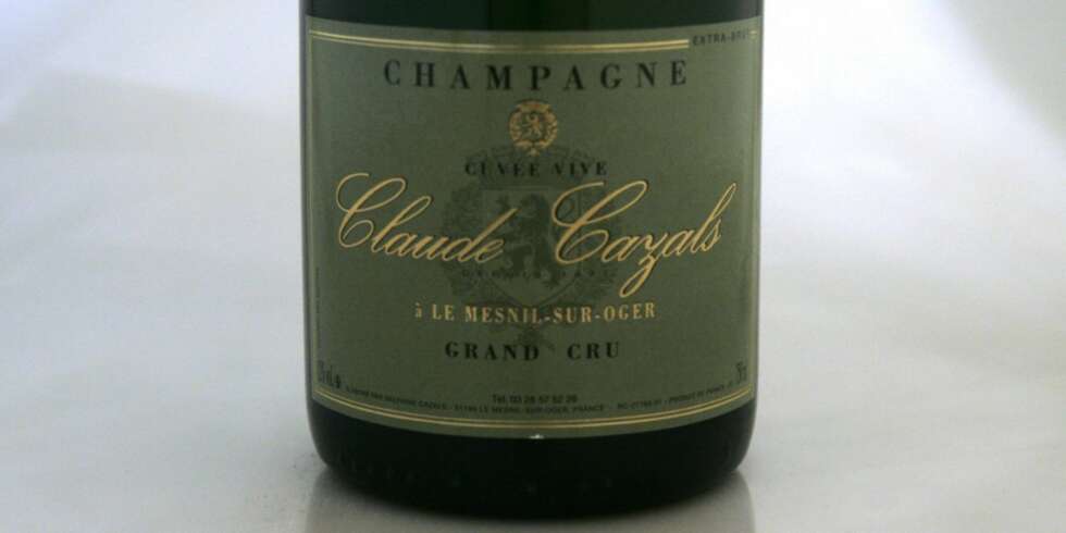 GOD CHAMPAGNE: Claude Cazals Blanc de Blancs Grand Cru Cuvée Vive Extra Brut. GOD CHAMPAGNE: Claude Cazals Blanc de Blancs Grand Cru Cuvée Vive Extra Brut.