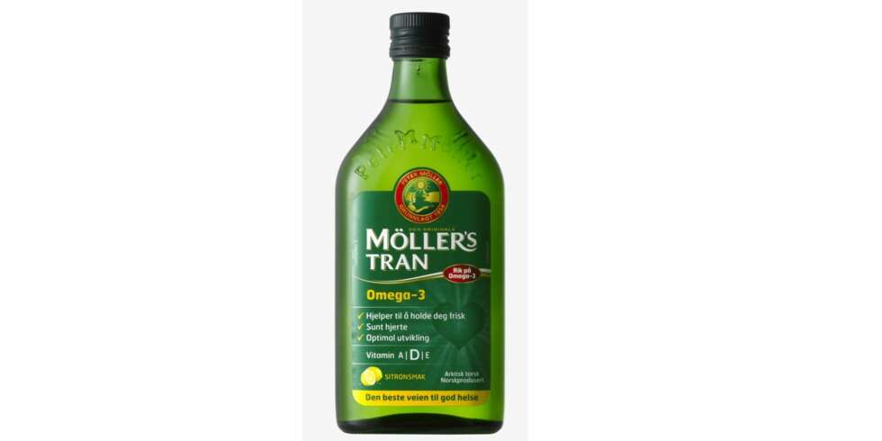 TEST AV OMEGA-3: Møllers Tran Omega 3 med sitronsmak. TEST AV OMEGA-3: Møllers Tran Omega 3 med sitronsmak.