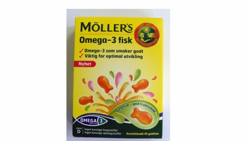 TEST AV OMEGA-3: Møllers Omega-3-fisk TEST AV OMEGA-3: Møllers Omega-3-fisk