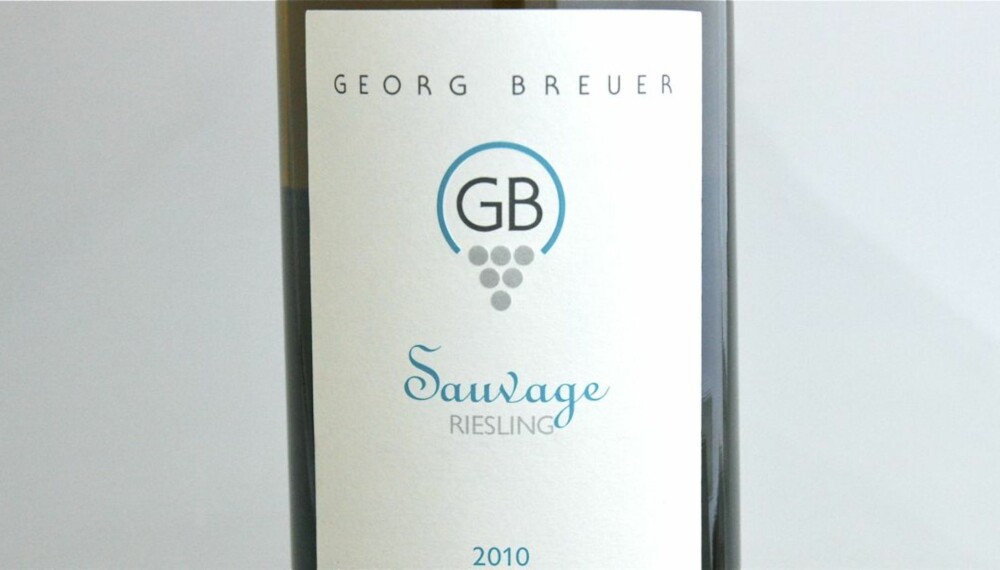TEST AV RIESLING: Breuer Riesling Sauvage 2010 kom på femteplass i testen. TEST AV RIESLING: Breuer Riesling Sauvage 2010 kom på femteplass i testen.