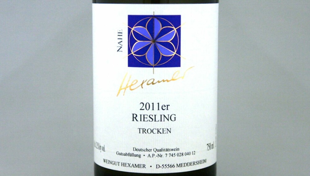 RIESLING: Hexamer Riesling Trocken 2011 kom på andreplass. RIESLING: Hexamer Riesling Trocken 2011 kom på andreplass.