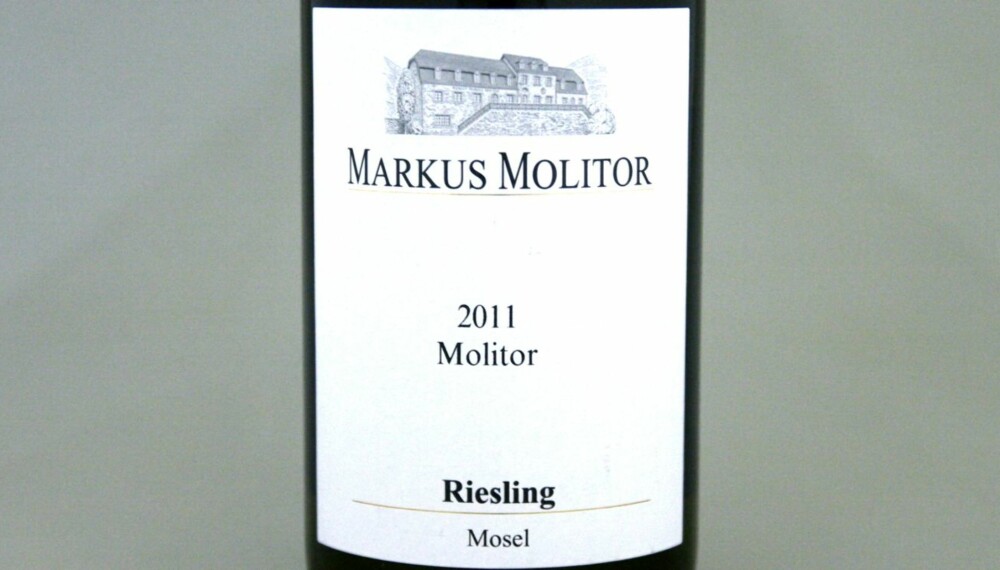 RIESLING: Molitor Riesling Trocken 2011 kom på førsteplass. RIESLING: Molitor Riesling Trocken 2011 kom på førsteplass.