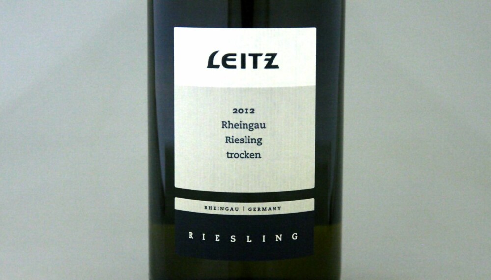 RIESLING: Leitz Rheingau Riesling Trocken 2012 kom på delt tredjeplass. RIESLING: Leitz Rheingau Riesling Trocken 2012 kom på delt tredjeplass.