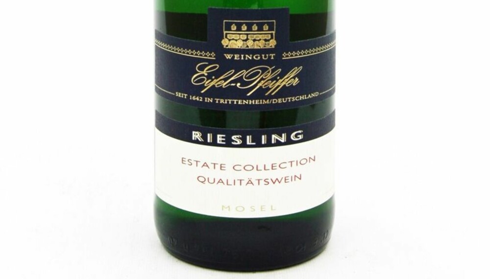 GODT KJØP: Eifel-Pfeiffer Riesling 2013. GODT KJØP: Eifel-Pfeiffer Riesling 2013.