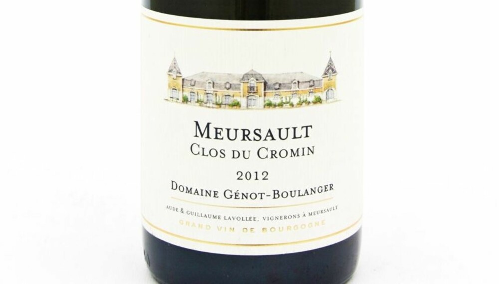GODT KJØP: Génot-Boulanger Meursault Clos du Cromin 2012. GODT KJØP: Génot-Boulanger Meursault Clos du Cromin 2012.
