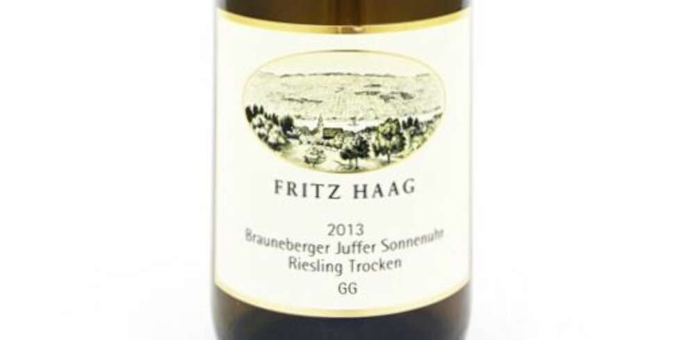 GOD HVITVIN: Fritz Haag Brauneberger Juffer Sonnenuhr Riesling GG 2013. GOD HVITVIN: Fritz Haag Brauneberger Juffer Sonnenuhr Riesling GG 2013.