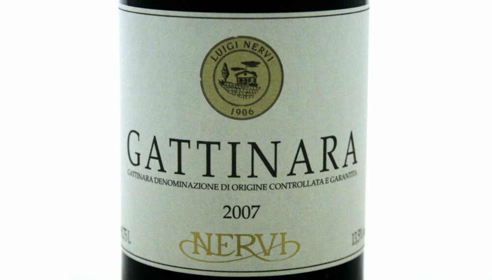 GODE RØDVINSKJØP: Nervi Gattinara 2007. GODE RØDVINSKJØP: Nervi Gattinara 2007.