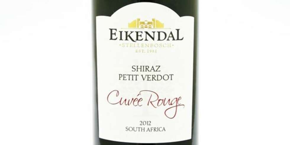 GOD VIN: Eikendal Cuvée Rouge 2012. GOD VIN: Eikendal Cuvée Rouge 2012.