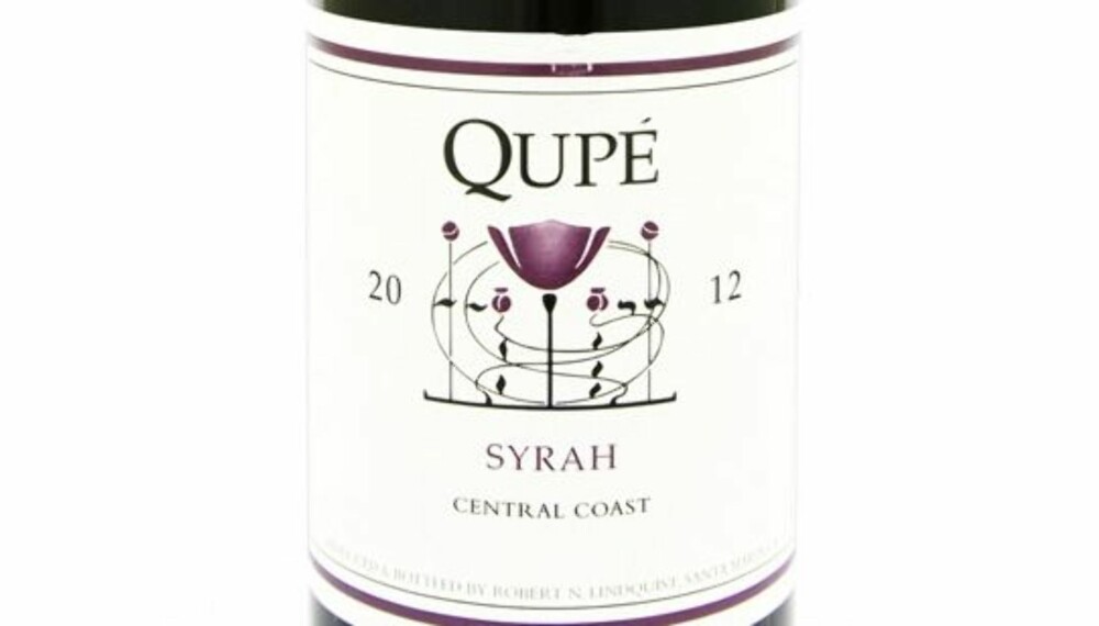 GOD VIN: Lindquist Qupé Syrah 2012. GOD VIN: Lindquist Qupé Syrah 2012.