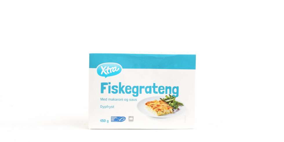 TEST AV FISKEGRATENG: Vi har testet næringsinnholdet i et utvalg fiskegratenger. FOTO: Bjørn Inge Karlsen TEST AV FISKEGRATENG: Vi har testet næringsinnholdet i et utvalg fiskegratenger. FOTO: Bjørn Inge Karlsen