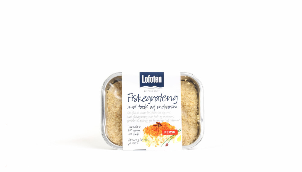 TEST AV FISKEGRATENG: Vi har testet næringsinnholdet i et utvalg fiskegratenger. FOTO: Bjørn Inge Karlsen TEST AV FISKEGRATENG: Vi har testet næringsinnholdet i et utvalg fiskegratenger. FOTO: Bjørn Inge Karlsen