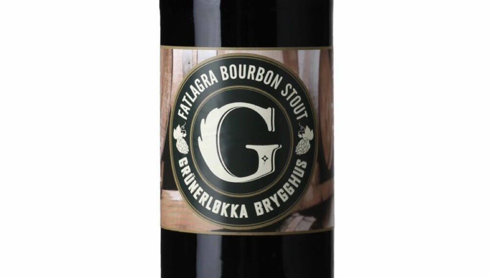 GODT ØL: Grünerløkka Fatlagra Bourbon Stout. GODT ØL: Grünerløkka Fatlagra Bourbon Stout.