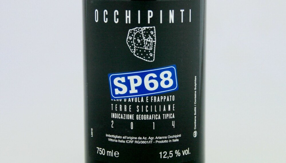 GODT KJØP: Occhipinti SP 68 Nero d'Avola e Frappato 2014. GODT KJØP: Occhipinti SP 68 Nero d'Avola e Frappato 2014.