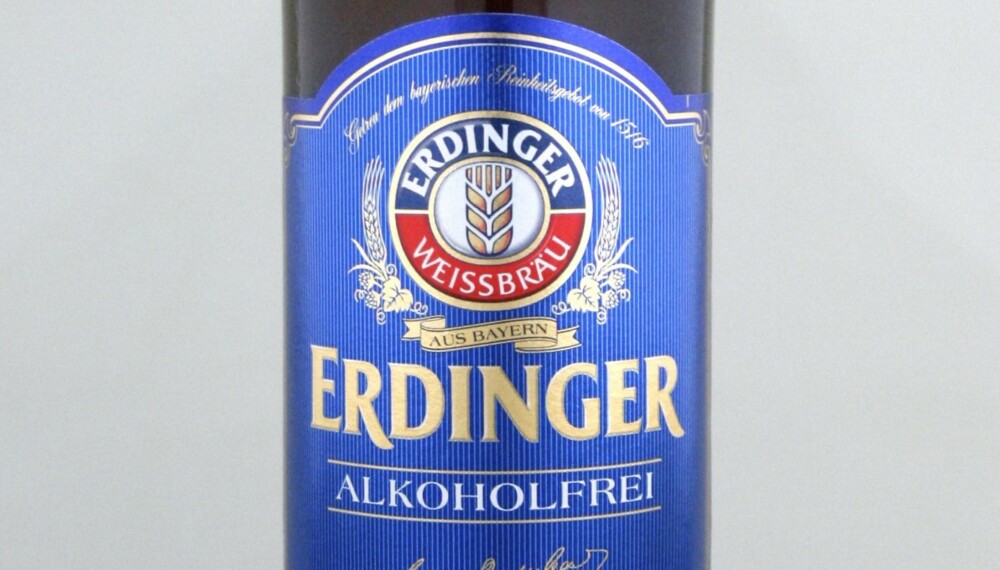 ALKOHOLFRITT ØL: Erdinger Alkoholfrei kom på delt fjerdeplass. ALKOHOLFRITT ØL: Erdinger Alkoholfrei kom på delt fjerdeplass.