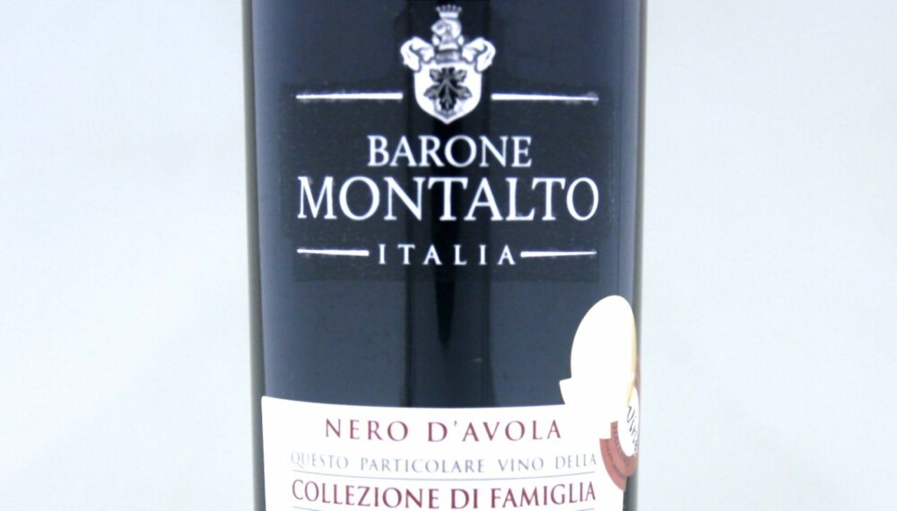 SICILIANSK: Barone Montalto Nero d'Avola Collezione di Famiglia Apassimento 2011. SICILIANSK: Barone Montalto Nero d'Avola Collezione di Famiglia Apassimento 2011.