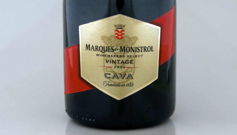 CAVA: Marqués de Monistrol Vintage 2009 kom på førsteplass. CAVA: Marqués de Monistrol Vintage 2009 kom på førsteplass.