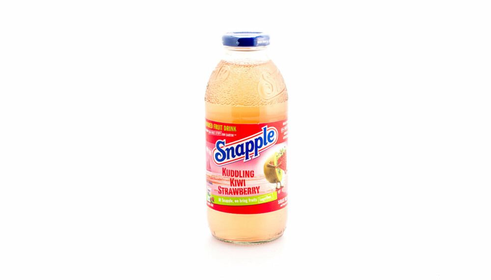 TEST AV LESKEDRIKKER: Snapple kiwi/jordbær TEST AV LESKEDRIKKER: Snapple kiwi/jordbær
