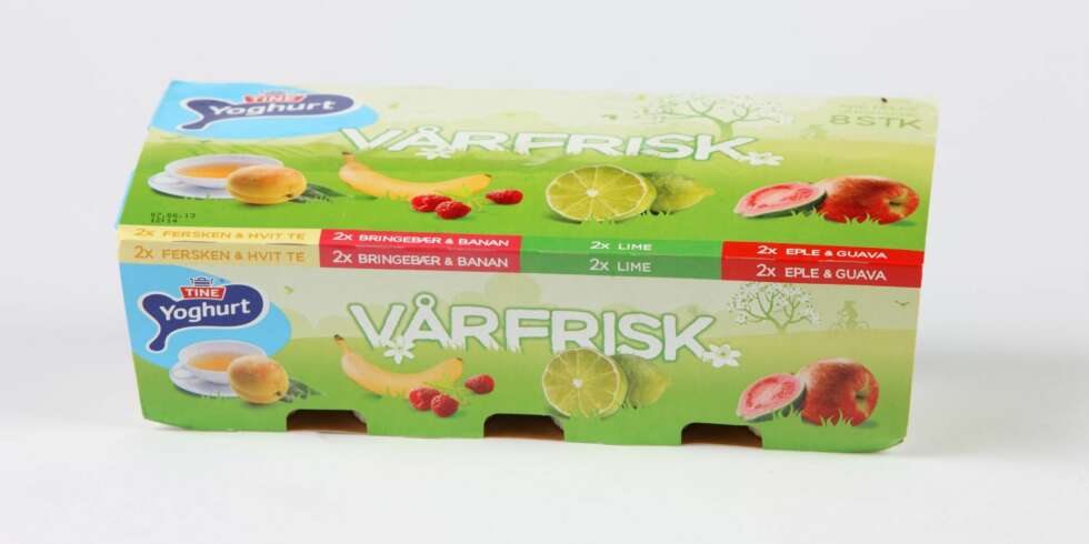 VÅRFRISK: Tine Frisk-serie bytter navn med årstidene - yoghurten er høyst middels. VÅRFRISK: Tine Frisk-serie bytter navn med årstidene - yoghurten er høyst middels.