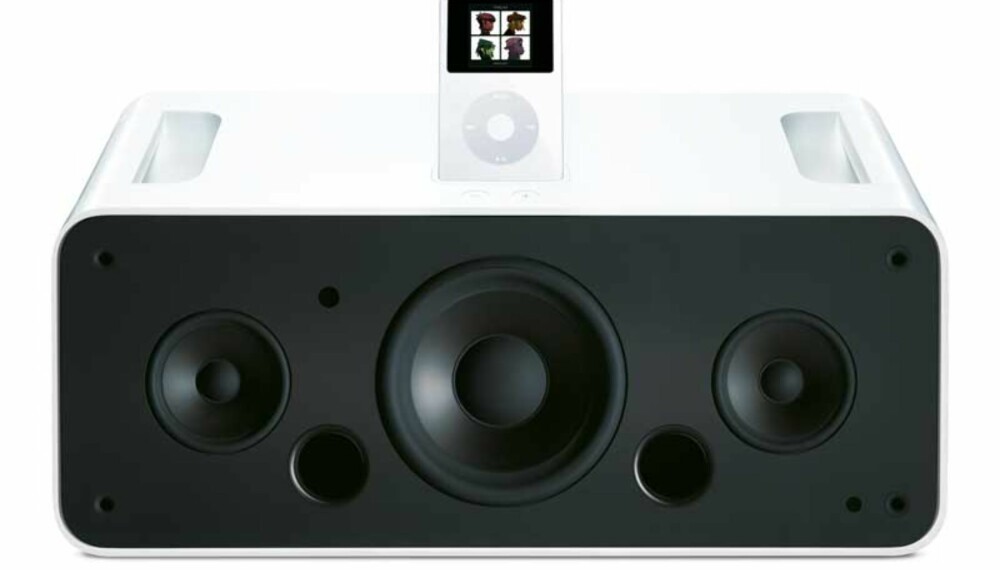 Apples egen iPod-høyttaler lever ikke helt opp til forventningene. Apples egen iPod-høyttaler lever ikke helt opp til forventningene.