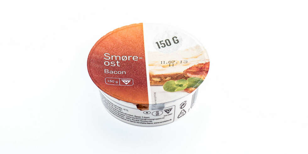TEST AV SMØREOST: Smøreost Bacon TEST AV SMØREOST: Smøreost Bacon