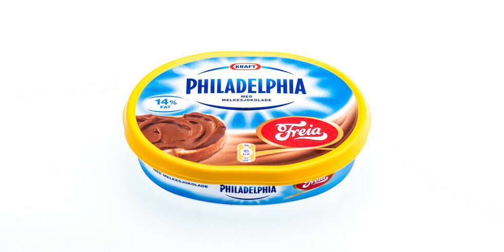 TEST AV SMØREOST: Philadelphia med melkesjokolade TEST AV SMØREOST: Philadelphia med melkesjokolade