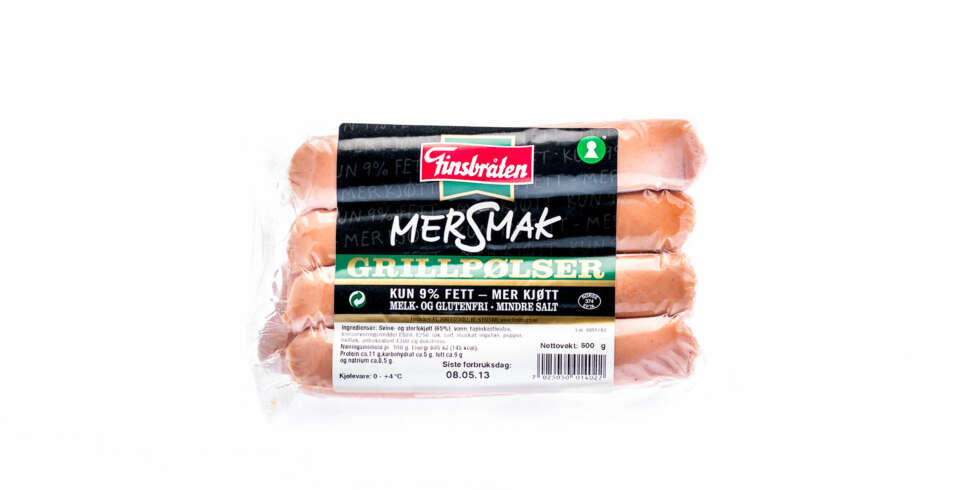 TEST AV GRILLPØLSER: Finsbråten MerSmak grillpølser TEST AV GRILLPØLSER: Finsbråten MerSmak grillpølser