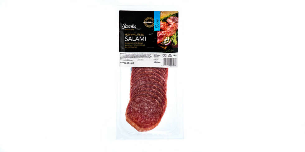 TEST AV SALAMI: Jacobs Høykvalitetssalami TEST AV SALAMI: Jacobs Høykvalitetssalami