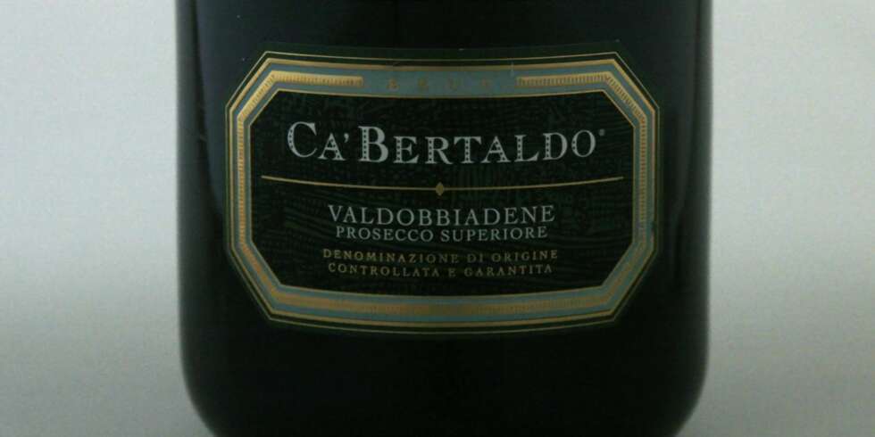 ITALIENSK: Ca'Bertaldo Prosecco di Valdobbiadene 2011. ITALIENSK: Ca'Bertaldo Prosecco di Valdobbiadene 2011.