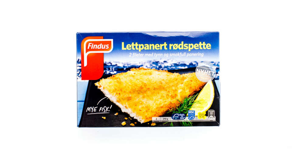 TEST AV FISKEPINNER: Findus lettpanert rødspette TEST AV FISKEPINNER: Findus lettpanert rødspette