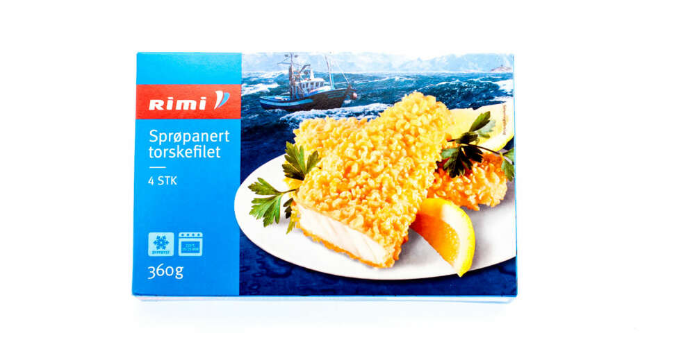TEST AV FISKEPINNER: Rimi sprøpanert torskefilet TEST AV FISKEPINNER: Rimi sprøpanert torskefilet