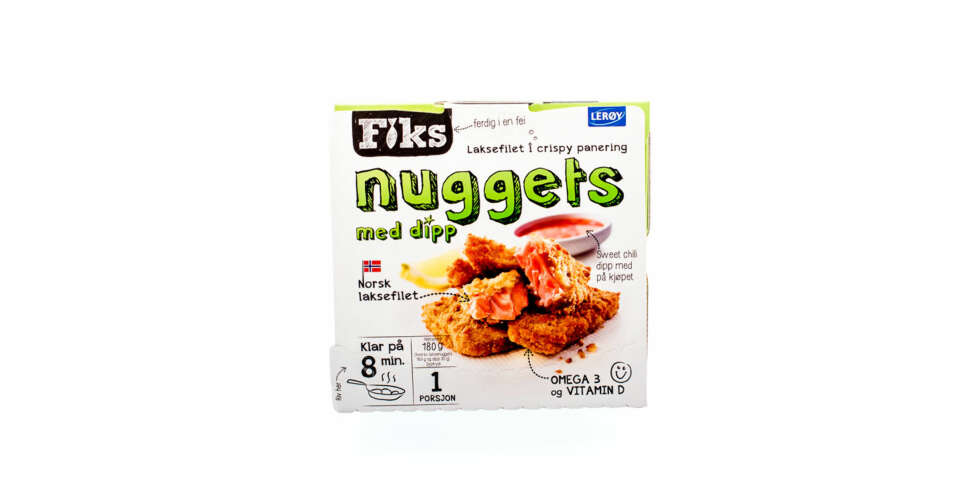 TEST AV FISKEPINNER: Fiks nuggets med dipp TEST AV FISKEPINNER: Fiks nuggets med dipp