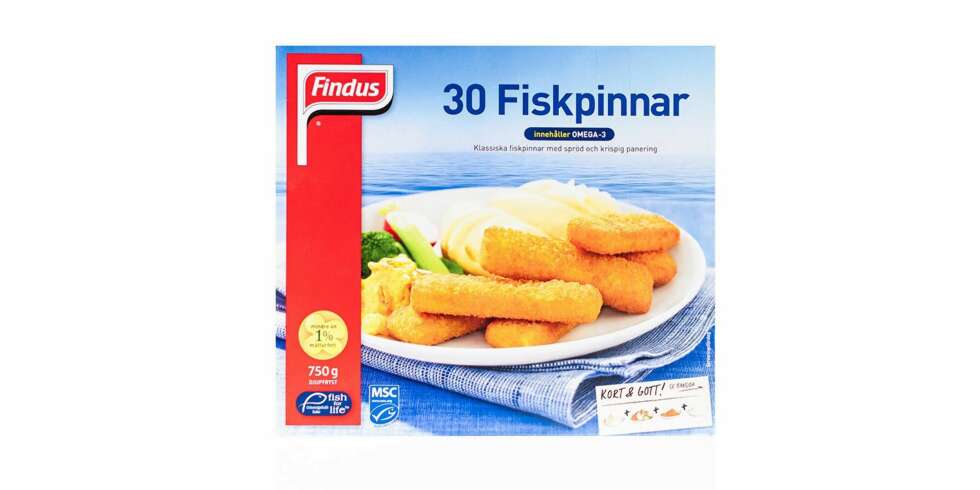 TEST AV FISKEPINNER: Findus fiskepinner TEST AV FISKEPINNER: Findus fiskepinner